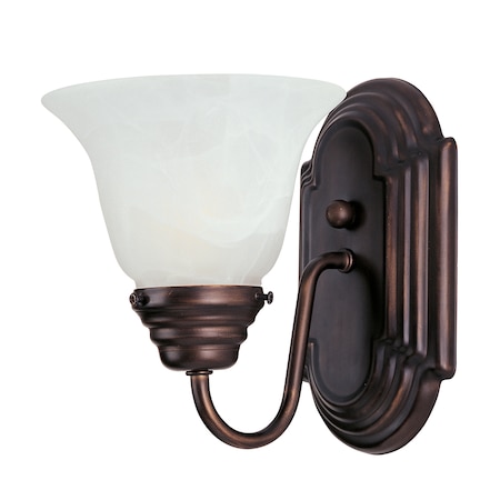 Maxim Essentials 1-Light 6" Wide Oil Rubbed Bronze Wall Sconce 8011MROI